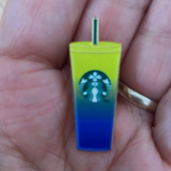 NWT Starbucks Enamel Pin Set Europe Exclusive Cold Cups 3 Pieces Limited Edition - Picture 9 of 11